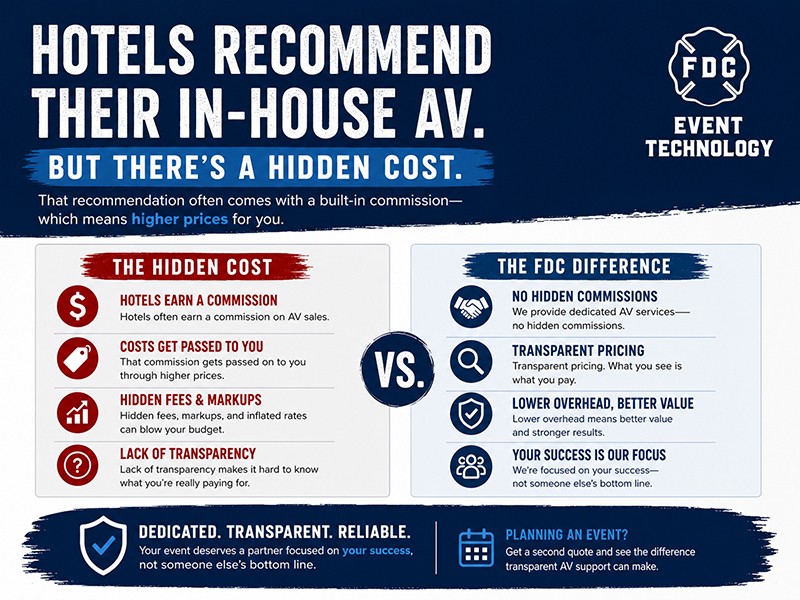Cost of Hotel In-House AV Services