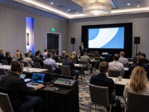 breakout room av for conferences